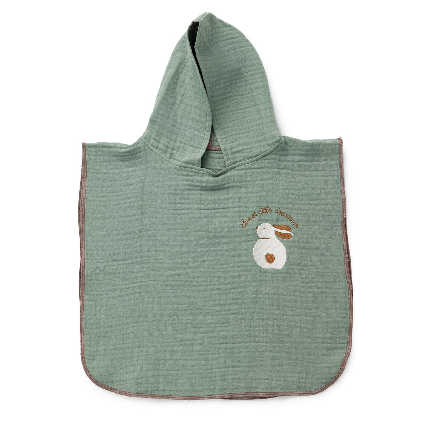 MUSLIN PONČO BUNNY 1-4y