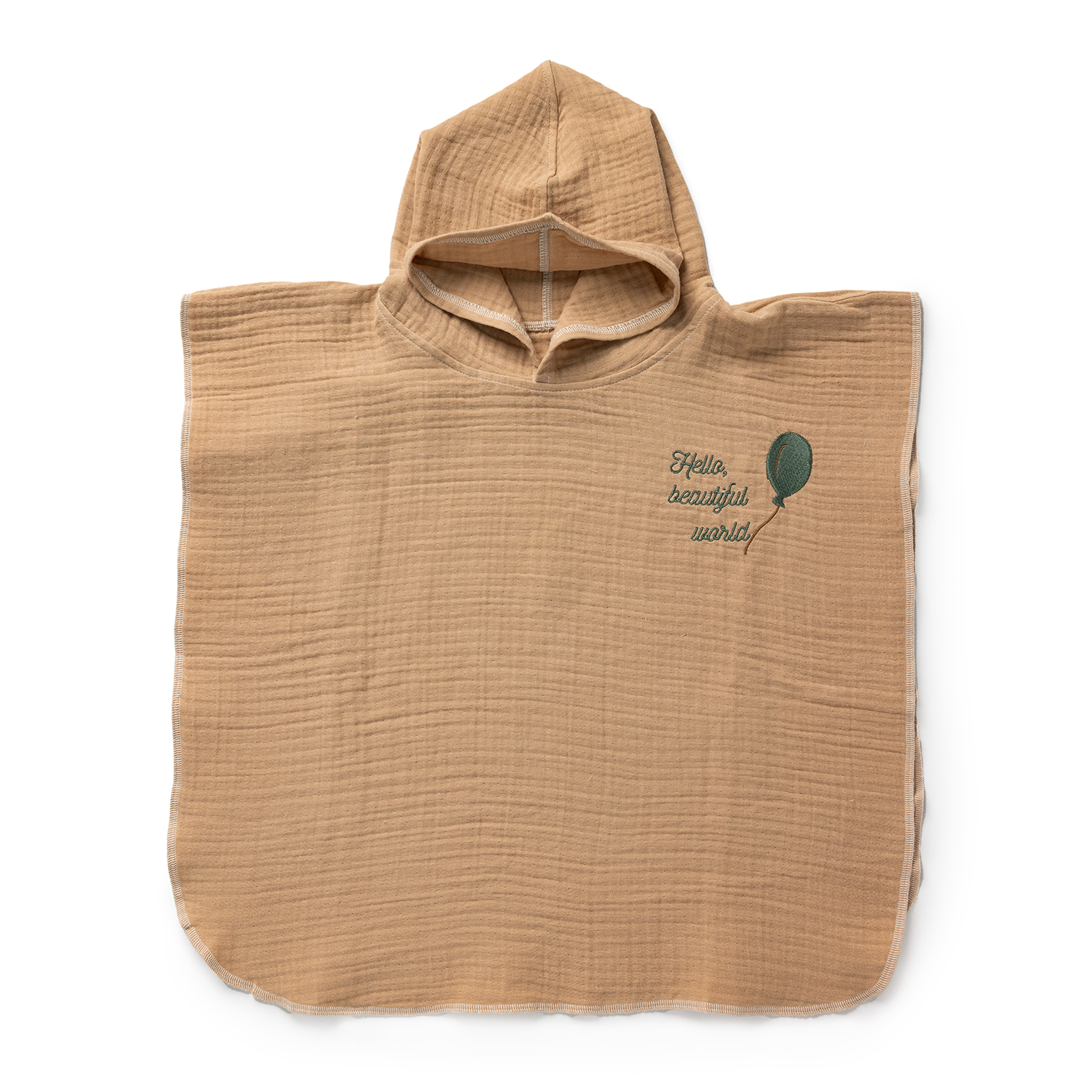 MUSLIN PONČO BALLON 0-1y